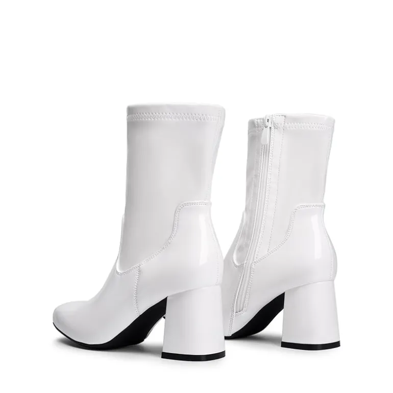 Mid Calf Square-Toe Gogo Boots