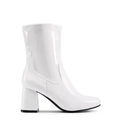 Mid Calf Square-Toe Gogo Boots