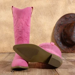 Mid Calf Western Cowboy Boots