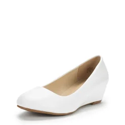 Mid Wedge Heel Pump Shoes