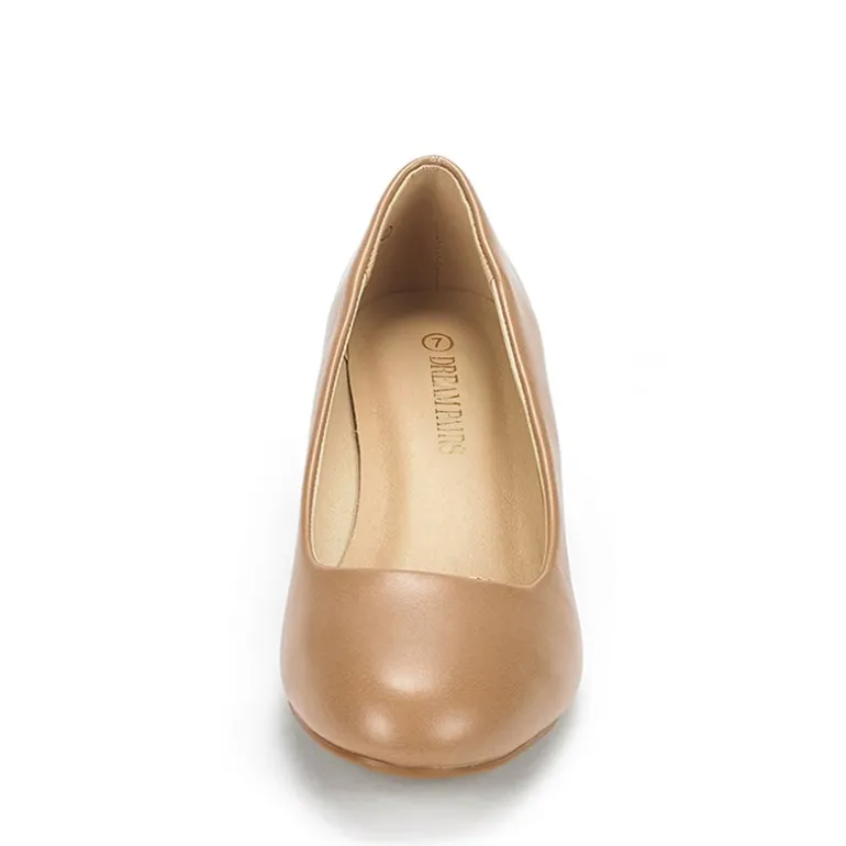 Mid Wedge Heel Pump Shoes