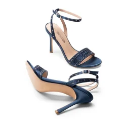 Minimalist Ankle Strap Stiletto Heel Sandals