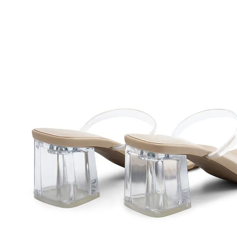 Minimalist Thin-Strap Block Heel Sandals