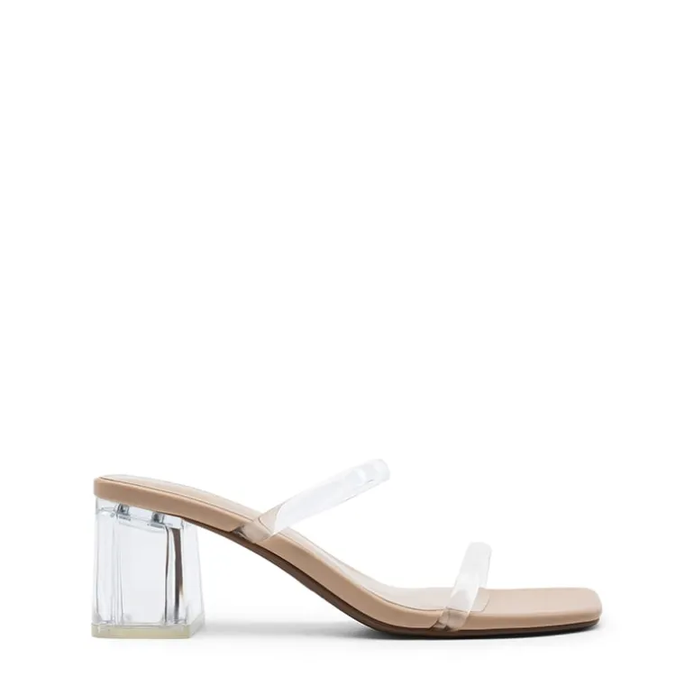 Minimalist Thin-Strap Block Heel Sandals