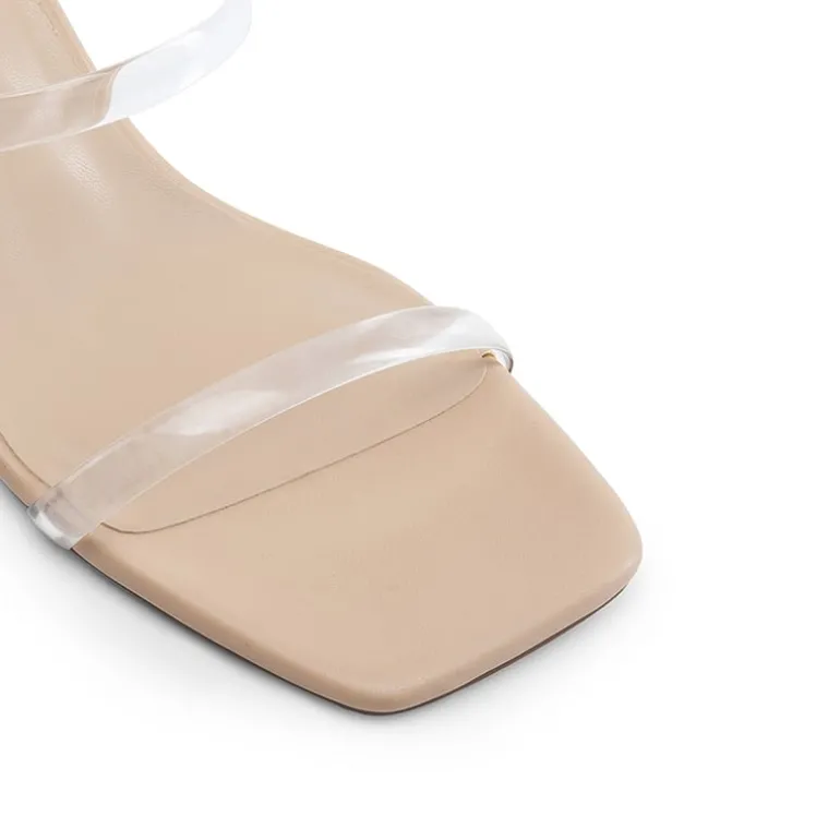 Minimalist Thin-Strap Block Heel Sandals
