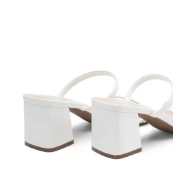 Minimalist Thin-Strap Block Heel Sandals