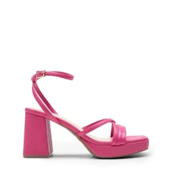 Multiple-strap Platform Heeled Sandals