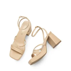 Multiple-strap Platform Heeled Sandals