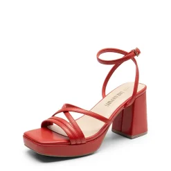 Multiple-strap Platform Heeled Sandals