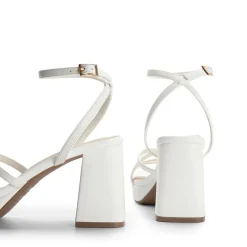 Multiple-strap Platform Heeled Sandals