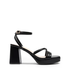 Multiple-strap Platform Heeled Sandals