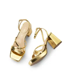 Multiple-strap Platform Heeled Sandals