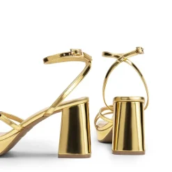 Multiple-strap Platform Heeled Sandals