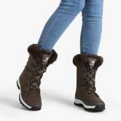 Non-Slip Mid Calf Faux Fur Snow Boots
