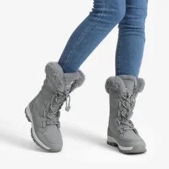 Non-Slip Mid Calf Faux Fur Snow Boots