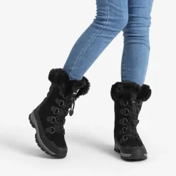 Non-Slip Mid Calf Faux Fur Snow Boots