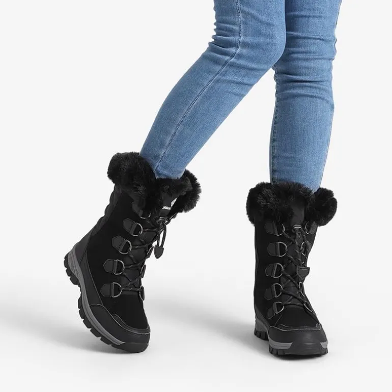 Non-Slip Mid Calf Faux Fur Snow Boots