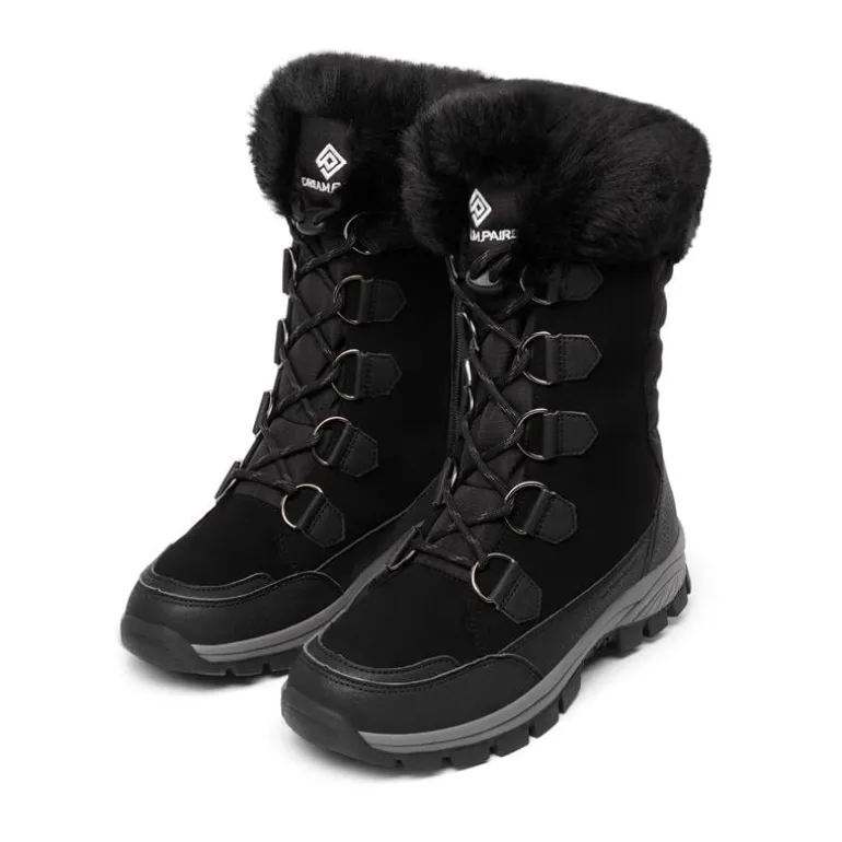 Non-Slip Mid Calf Faux Fur Snow Boots