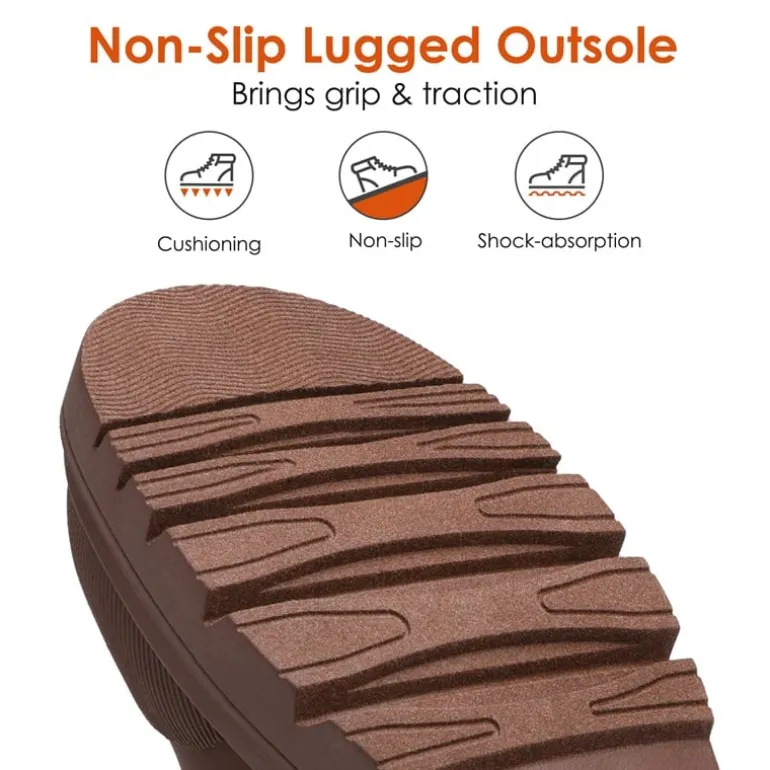 Non-Slip Mid-Calf Waterproof Snow Boots