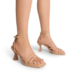 Non-Slip Square Toe Strappy Sandals