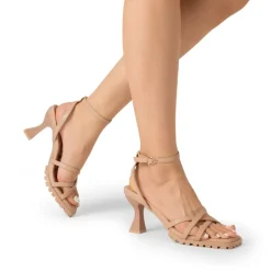 Non-Slip Square Toe Strappy Sandals