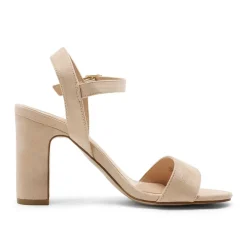 Open Toe Ankle Strap Chunky Heel Sandals