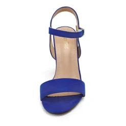 Open Toe Ankle Strap Chunky Heel Sandals