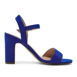 Open Toe Ankle Strap Chunky Heel Sandals