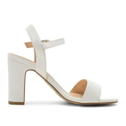 Open Toe Ankle Strap Chunky Heel Sandals