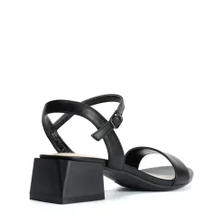 Open Toe Ankle Strap Low Heel Sandals