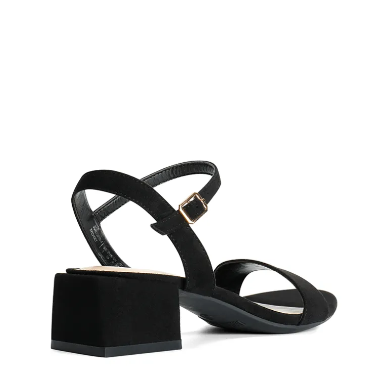 Open Toe Ankle Strap Low Heel Sandals