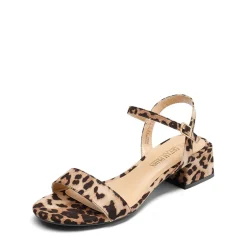 Open Toe Ankle Strap Low Heel Sandals