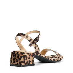 Open Toe Ankle Strap Low Heel Sandals