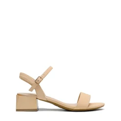 Open Toe Ankle Strap Low Heel Sandals