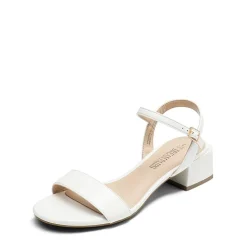 Open Toe Ankle Strap Low Heel Sandals