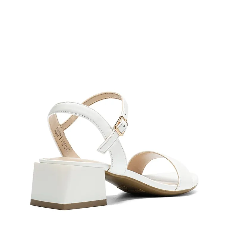 Open Toe Ankle Strap Low Heel Sandals