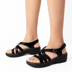 Open Toe Arch Support Wedge Sandals