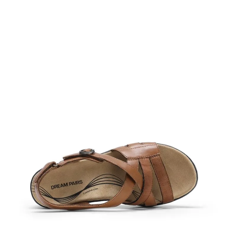 Open Toe Arch Support Wedge Sandals