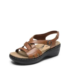 Open Toe Arch Support Wedge Sandals