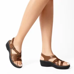 Open Toe Arch Support Wedge Sandals