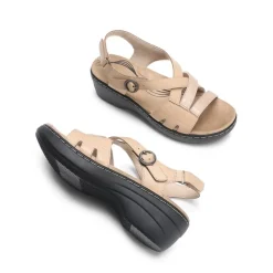 Open Toe Arch Support Wedge Sandals