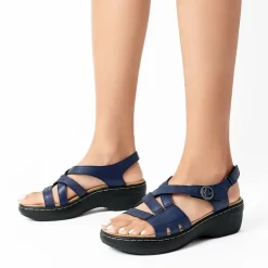 Open Toe Arch Support Wedge Sandals
