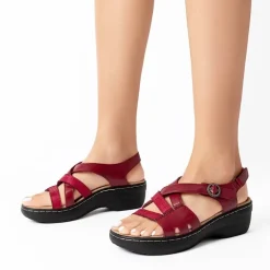 Open Toe Arch Support Wedge Sandals