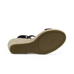 Open Toe Espadrille Platform Wedge Sandals