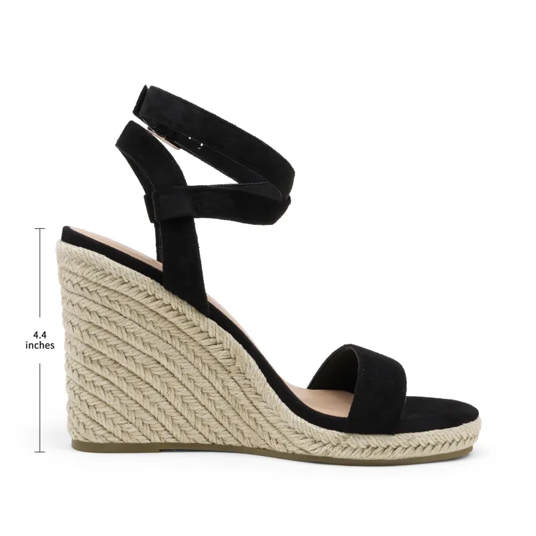 Open Toe Espadrille Platform Wedge Sandals