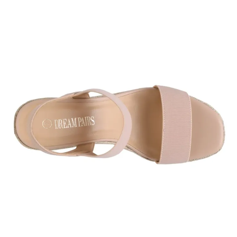 Open Toe Espadrille Platform Sandals