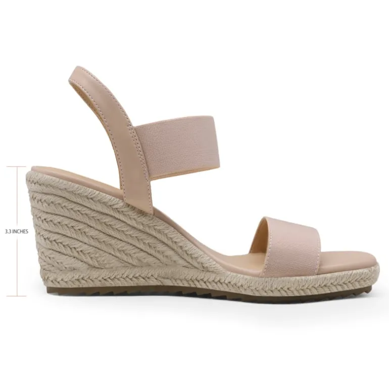 Open Toe Espadrille Platform Sandals