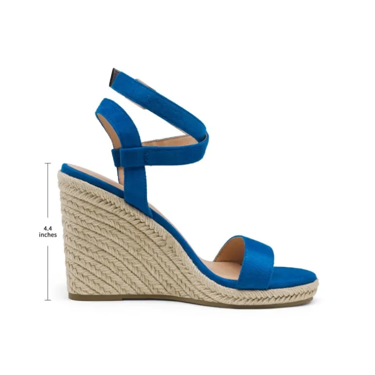 Open Toe Espadrille Platform Wedge Sandals