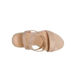 Open Toe Espadrille Platform Wedge Sandals