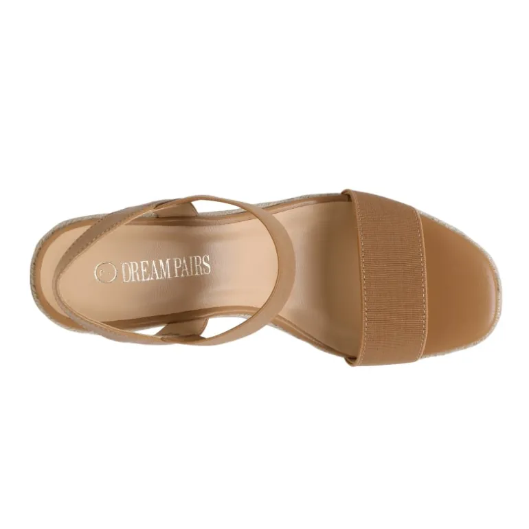 Open Toe Espadrille Platform Sandals